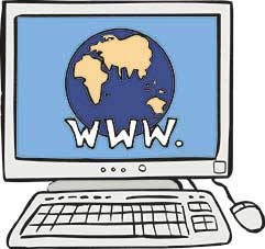 Leichte Sprache: Internet-Seite auf Computer