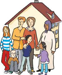 Leichte Sprache: Frauenhaus mit Frauen und Kindern