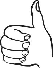 Leichte Sprache: gut. Daumen nach oben