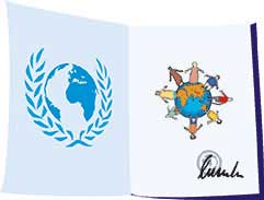 Leichte Sprache: Umschlag UN-Konvention