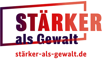 Logo: Initiative Stärker als Gewalt